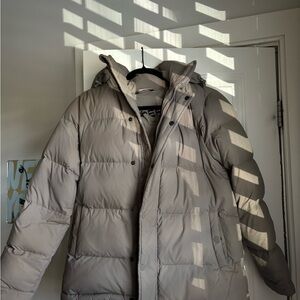 Aritzia Modern Taupe Puffer Jacket